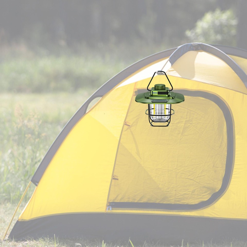 Mini 300 Lumen Retro Camping Lantern Portable Tent Lamp eBay