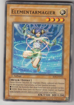 YU-GI-OH Elementarmagier Common RDS-DE013