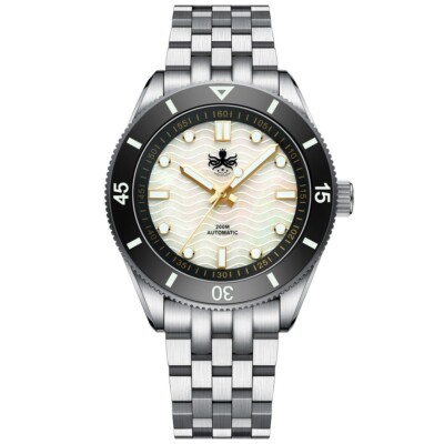PHOIBOS Wave Master PY053DN Diver MOP No Date Men's Watch