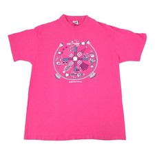 Vintage Single Stitch Arizona Travel Graphic T-Shirt Size XL Dark Pink Tee XL