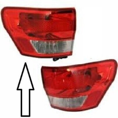 Kit Feux Arrière Complet Pour Jeep Grand Cherokee 1993-1998 - Côté Conducteur Et Passager, 8 Pièces