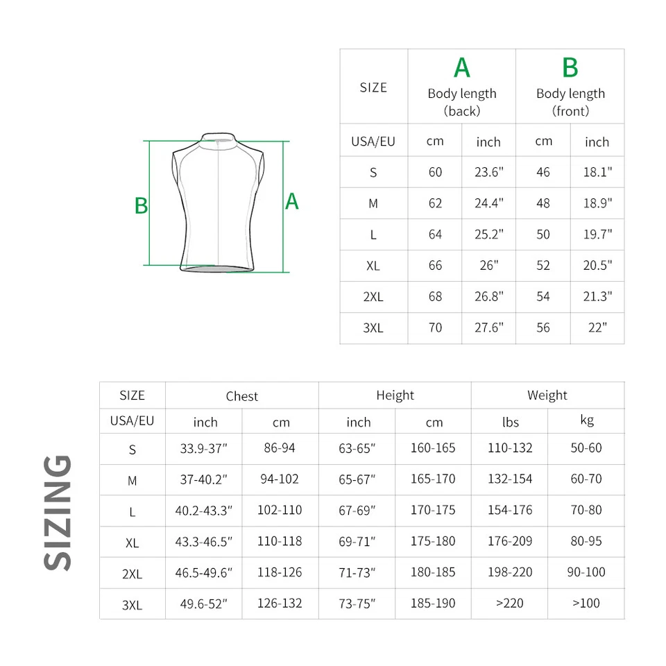 WOSAWE Men's Cycling Undershirt Sleeveless Mesh Tank Tops Round Neck Base Layer - Image 2 of 4