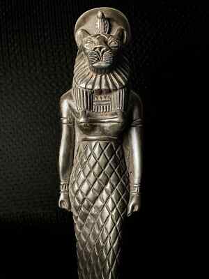 Rare Ancient Egyptian Antiquities Statue of Goddess Sekhmet Figurine Antique BC