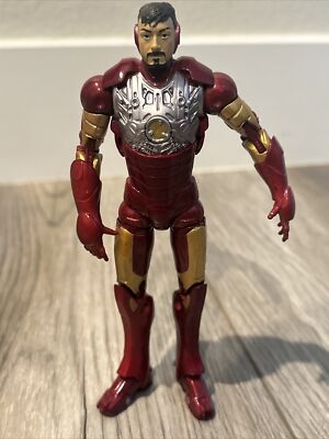 2008 Marvel Iron Man Prototype Snap On Armor Action Figure, Rare