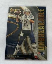 TOM BRADY 2020 Panini Select Football UNBREAKABLE Insert U6 New England Patriots