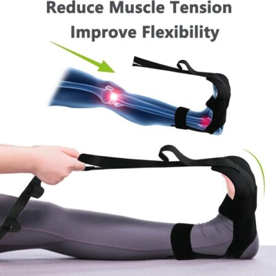 Rehabilitation geräte Yoga Stretching Band Stretch band Trage gurt Spann band