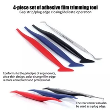 4X Car Vinyl Wrap Tuck Tools Gasket Micro Squeegee for Window Tint Application U