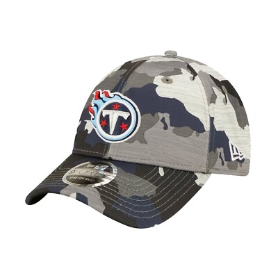 New Era Cap Men's NFL Tennessee Titans Training Camo 9FORTY Snapback Hat  UK