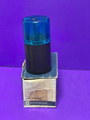 Telemecanique Flashing Light XVA-C76C024 24VDC Blue Beacon