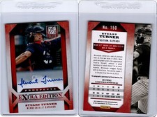2013 Panini Elite Extra Edition Red Auto 323/674 STUART TURNER #150