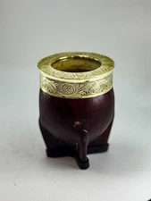 Taza/Mate Imperial Gourd Chiseled High Quality  +  Straw