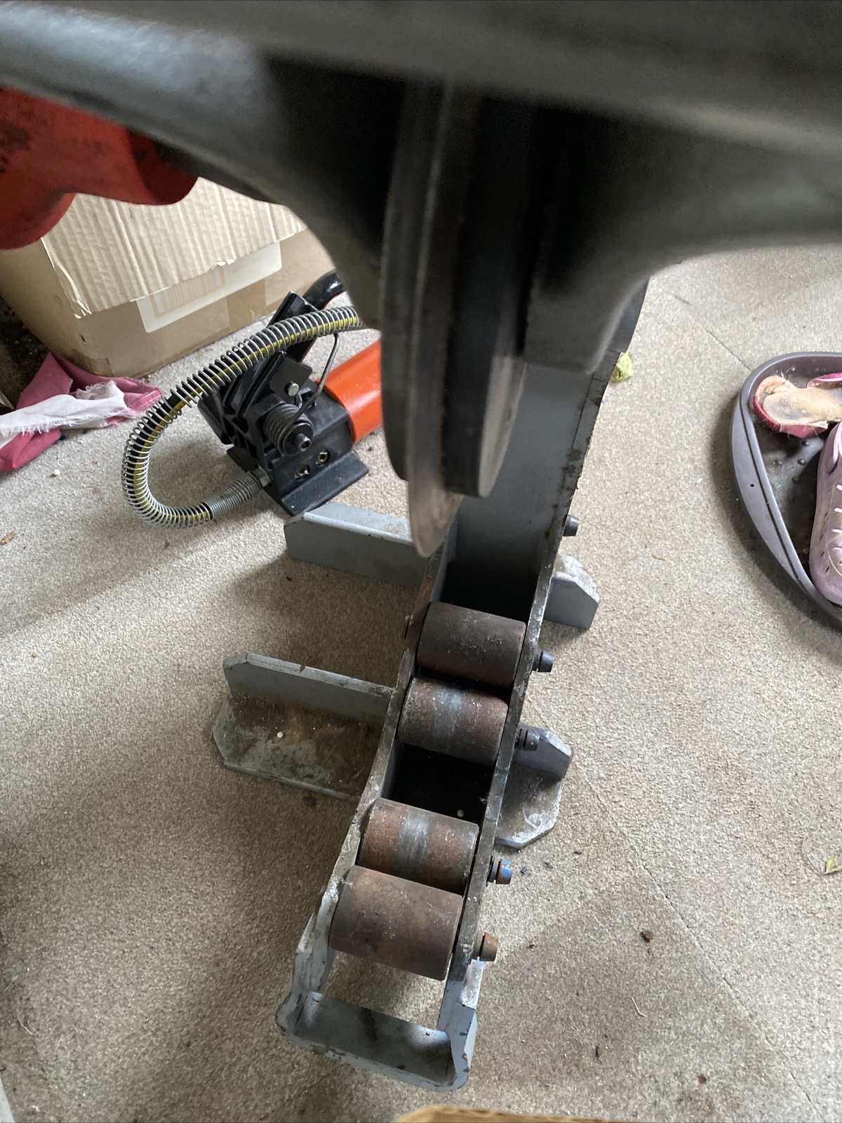 Ridgid 258XL Hydraulic Pipe Cutter Hyd Pump & Roller 812”