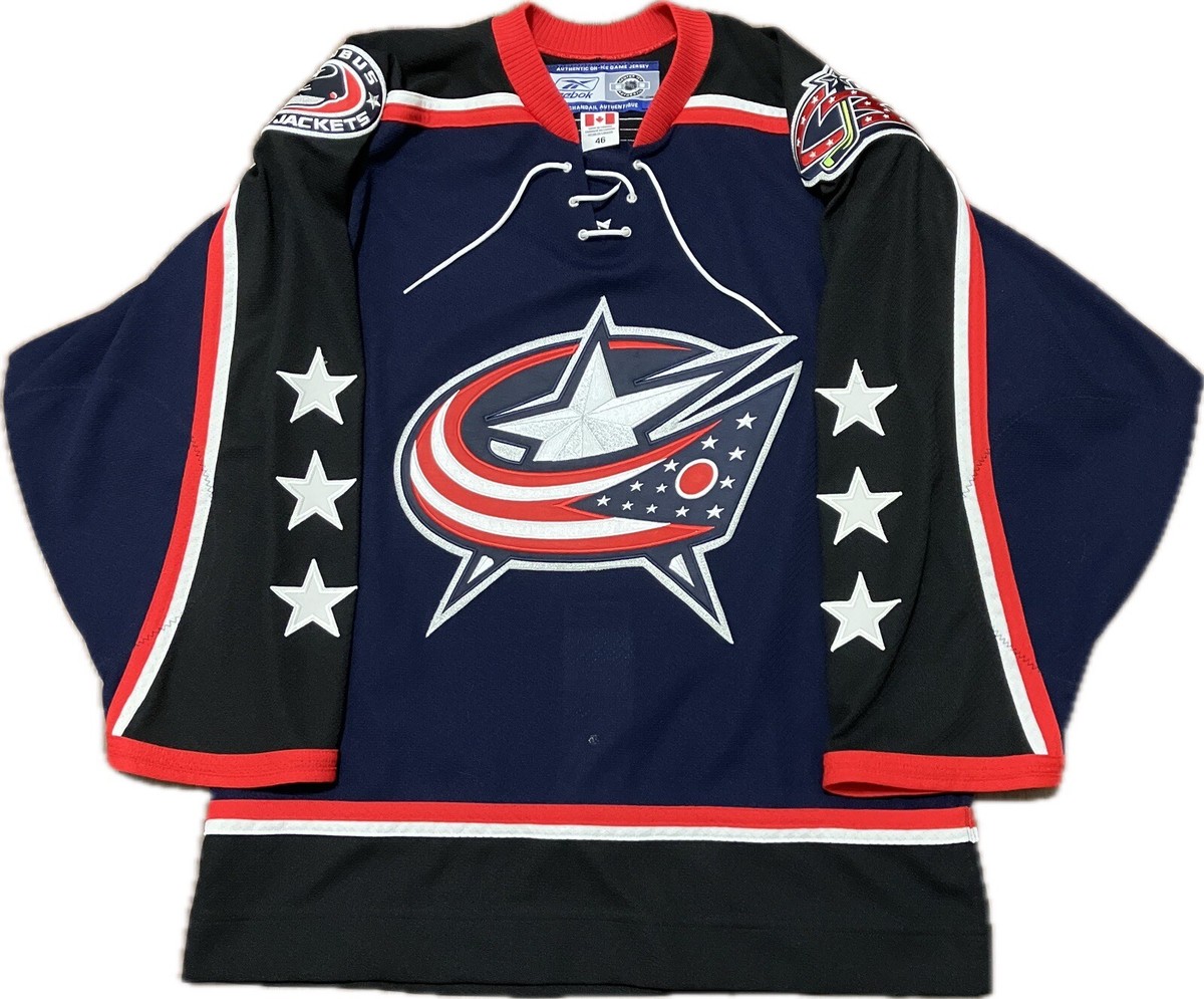 Columbus blue Jackets Blank Authentic 6100 Reebok NHL Hockey