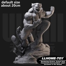 Anime Superhero Beast howling Fighting Resin 3D Print GK Figure DIY Model