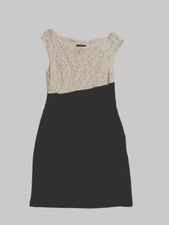 Connected - Women’s Special Dress Size 12 - Black & White With Sequins - Sparkle