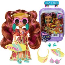 Barbie Puppe in der Krone Mattel EXTRA MINIS im Strand-Styling 15 cm