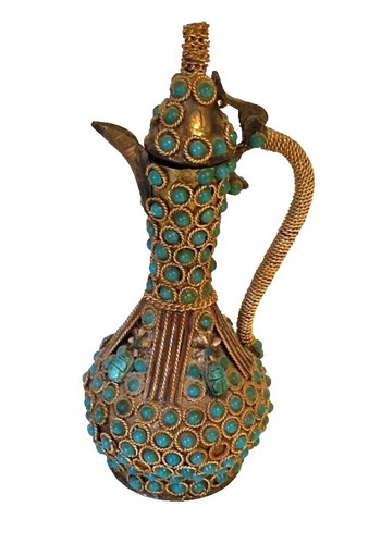 ys7300321; Kyoto ware, Kawazoe Juraku-zukuri colored picture pot