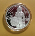2019 1 oz .999 Silver Proof Silver Shield FORTITUDE w/COA #349 of 764 pc. Minted