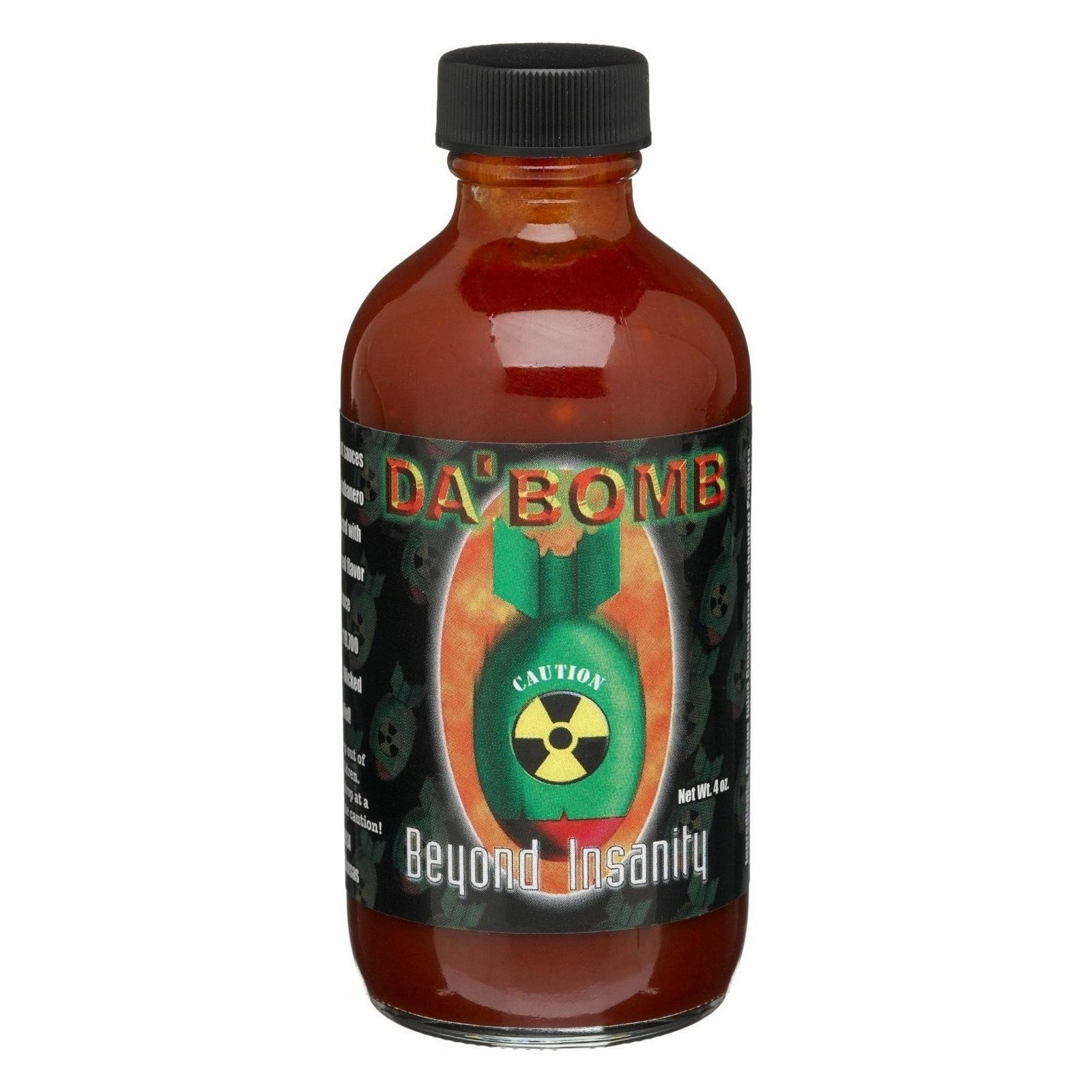 Da' Bomb Beyond Insanity Extremely Hot Chili Sauce Habanero Pepper