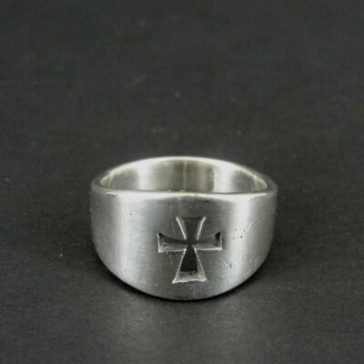 James Avery Ring Sterling Narrow Crosslet Cross Silver 925 Band Size Ring 