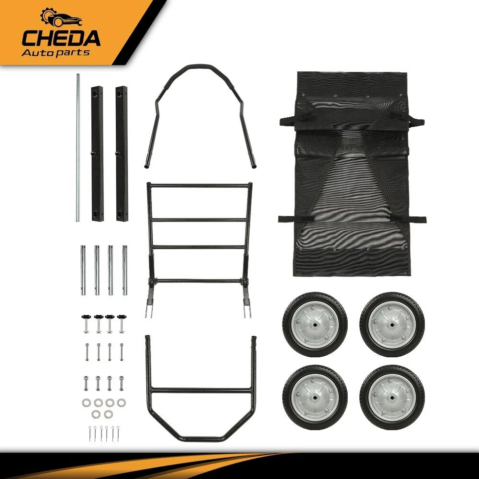 Carro de recuperación de juego de ciervos multiuso plegable apto para Hawk Crawler capacidad de 500 lb  Foto 3 de 4