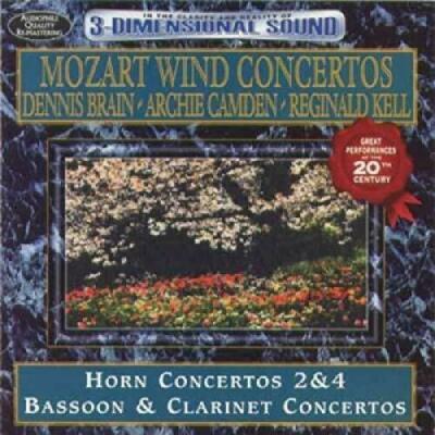 MOZART WIND CONCERTOS DENNIS BRAIN CD NEW SEALED ARCHIE CAMDEN REGINALD KELL 