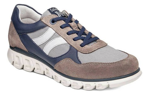 CALLAGHAN 12919 SQUALO SNEAKERS SCARPE SPORTIVE UOMO LACCI STRINGHE GRIS  BLU | eBay