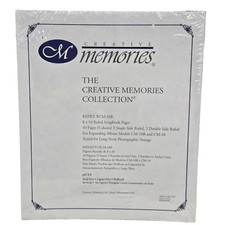 NEW Creative Memories 8x10 Scrapbook Refill Ruled White Pages RCM-10R