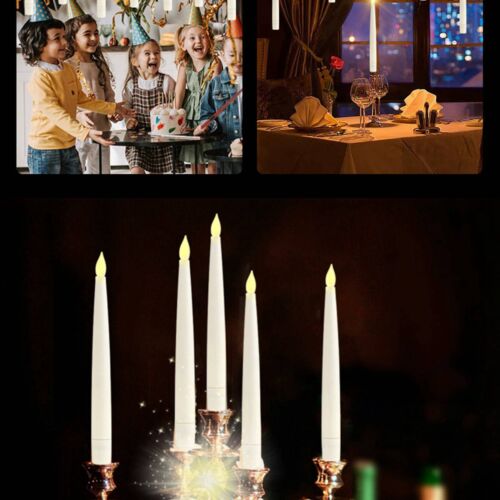 Floating Candles with Wand 10pcs Magic Hanging Candles for Birthday Party - Picture 10 of 15