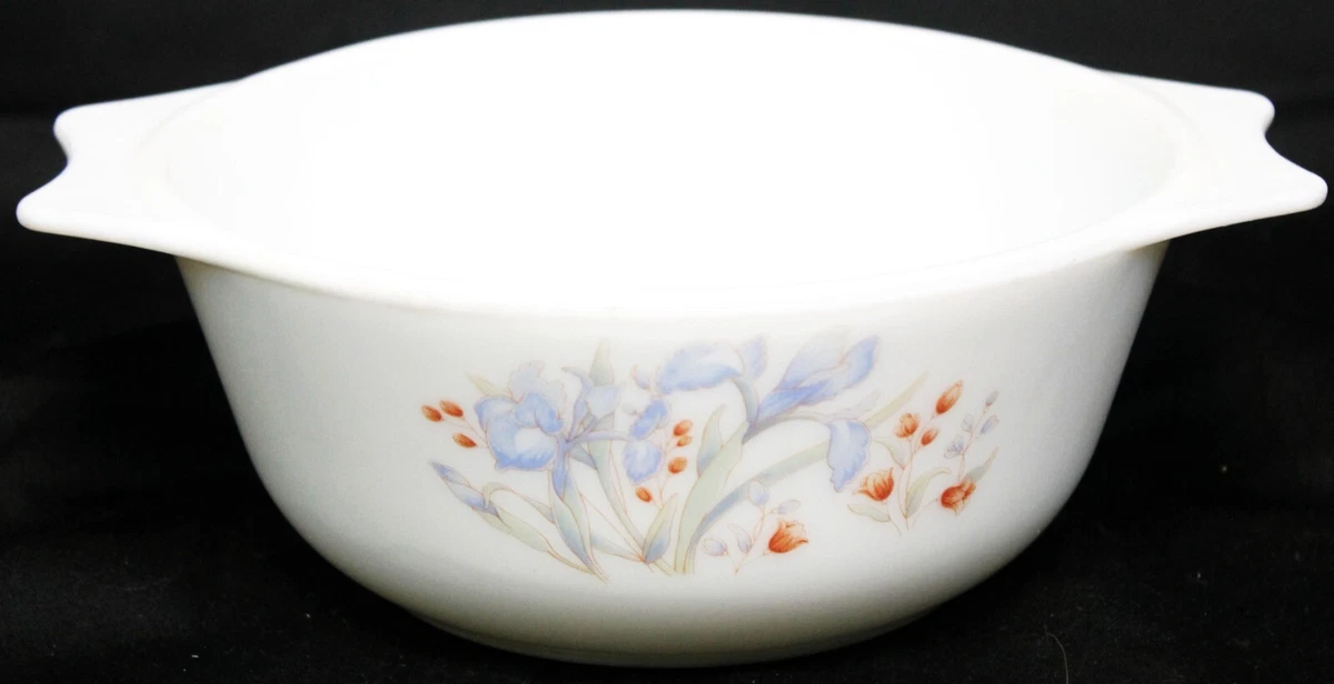 Blue top iris pyrex