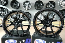 4 x 20 Inch 5x120 FI-R Style Black Wheels: Fits For BMW E46 E90 F10 F30 F32