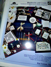 Moss Creek Design,"Blueberries and Cream Kit" Rae Iverson Designer, Workshop Kit