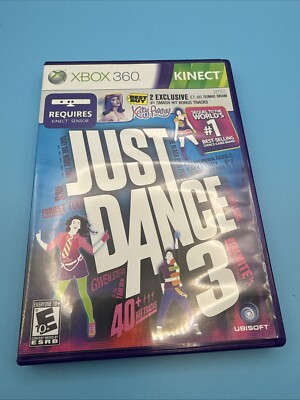 Just Dance 3 (Microsoft Xbox 360, 2011) Complete CIB Tested