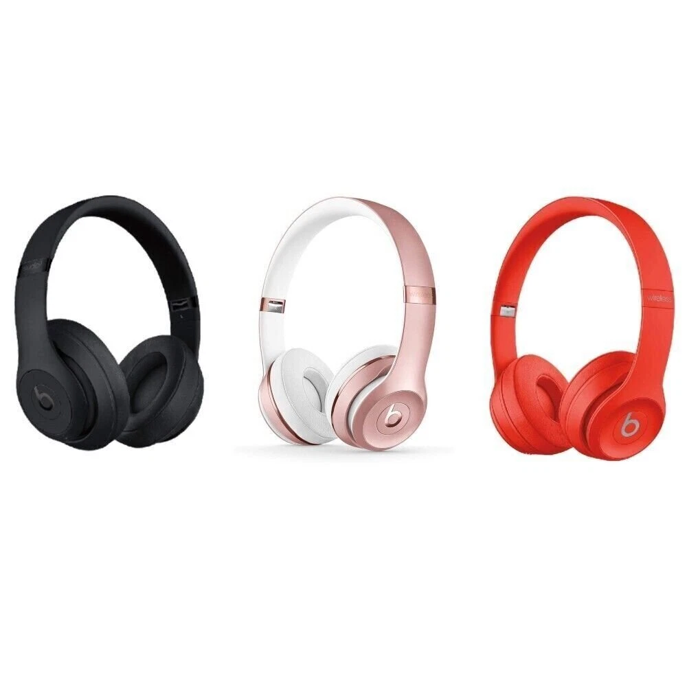 Solo3 Beats wireless beatsSolo3 ヘッドホン Wireless Gold Satin Chip, W1 Apple Headphones, On-Ear ヘッドホン