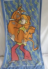 Hanna Barbara Cartoon Network Scooby Doo & Shaggy Beach Towel 1999