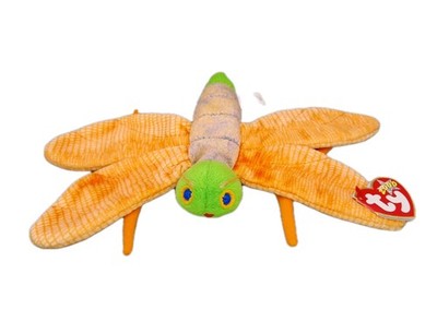 Ty Beanie Baby Glow Lightning Bug Firefly Plush 10.5  MWMT Stuffed Animal
