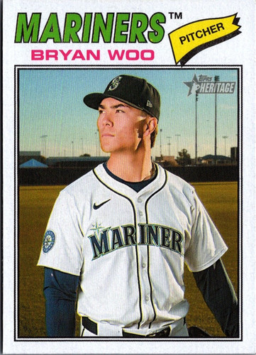 2026 Topps Heritage #99 Bryan Woo | Baseball Card