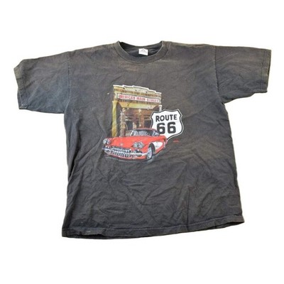 Vintage 1990s Route 66 Souvenir Single Stitch Graphic Print T-Shirt Men's XL