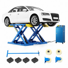 7000lbs Mid-rise Scissor Lift Electric Release Auto Car Lift Jacks Ce Certified