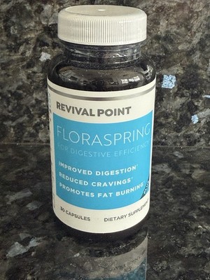 Revival Point Floraspring Digestive Efficiency Capsules, 30 Count