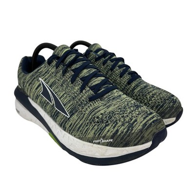 Altra Paradigm Shoes Mens Size 7 Blue Knit Stability GuideRail Running Sneakers