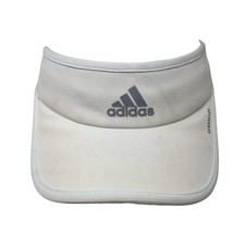 Adidas Golf Aeroready Strapback Sun Visor Cap White One Size Adjustable