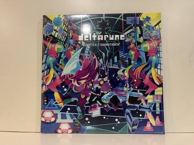 Deltarune Chapter 2 Vinyl Soundtrack Colored Record 2LP Ralsei Sticker Undertale