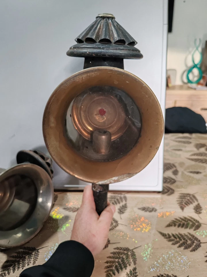 Lot De 2 ancien fallot de caleche A Bougie 🕯️ - Photo 2/4