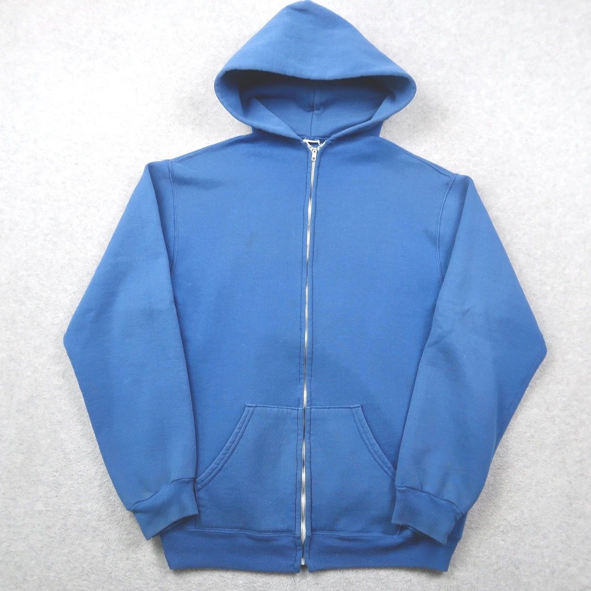トップス RUSSELL ATHLETIC Zip Hoodie Sun-faded XL Vintage 90s