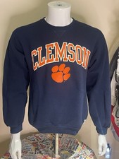 Vintage Russell Athletic Clemson Tigers College Crewneck Sweatshirt M Basketbal