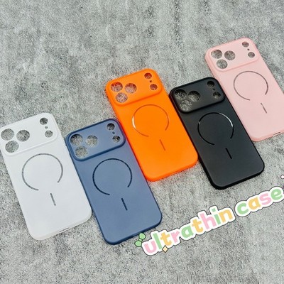 Ultradünne Hülle für iPhone 17 16 Pro Max 15 14 13 12 11 Stoßfeste Magsafe Case
