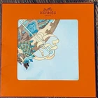 Hermes Carre 90 Chantilly Horse Museum Silk Scarf Light Blue Unused Box No Tag