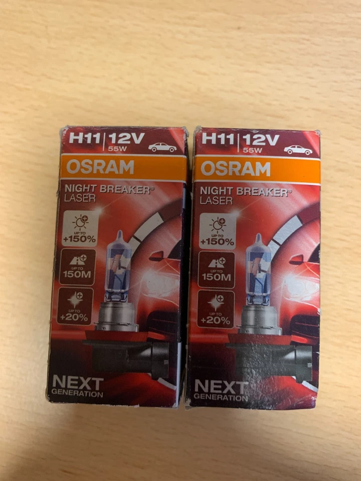 2 x OSRAM NIGHT BREAKER LASER Next Generation H11  +150% - Bild 2 von 3