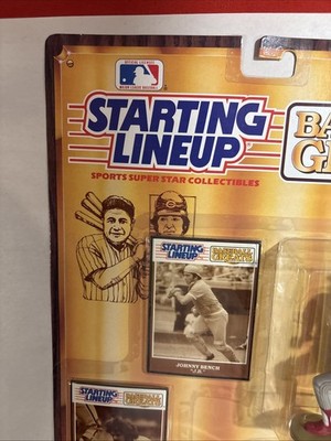 1989 Kenner Starting Lineup Johnny Bench & Pete Rose Baseball